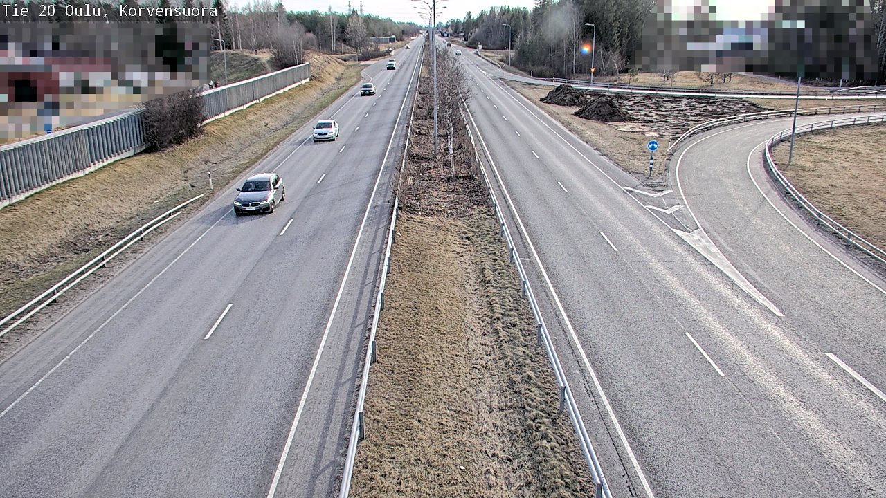 Kelikamerat Kuva Tie 20 Oulu Korvensuora, Oulu, Pohjois-Pohjanmaa