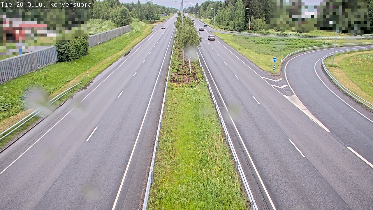 Weather Camera Image Road 20 Oulu Korvensuora, Oulu, Pohjois-Pohjanmaa