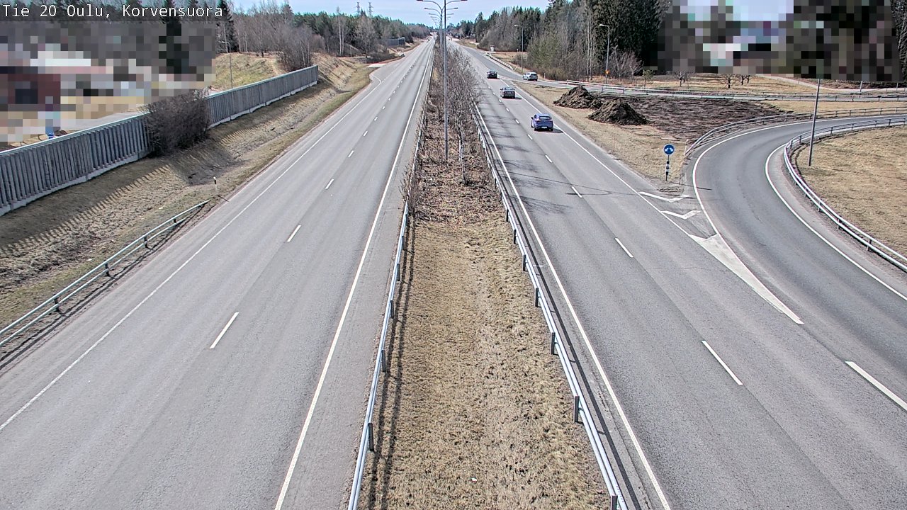 Kelikamerat Kuva Tie 20 Oulu Korvensuora, Oulu, Pohjois-Pohjanmaa