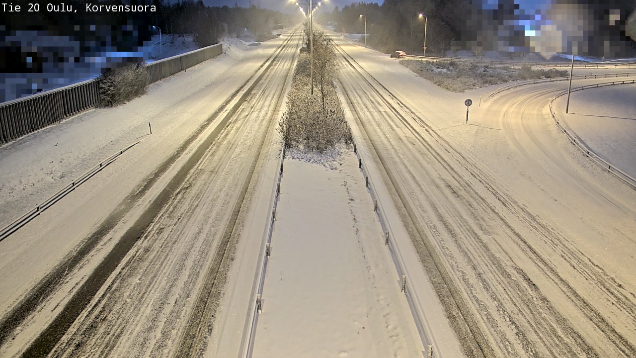 Kelikamerat Kuva Tie 20 Oulu Korvensuora, Oulu, Pohjois-Pohjanmaa