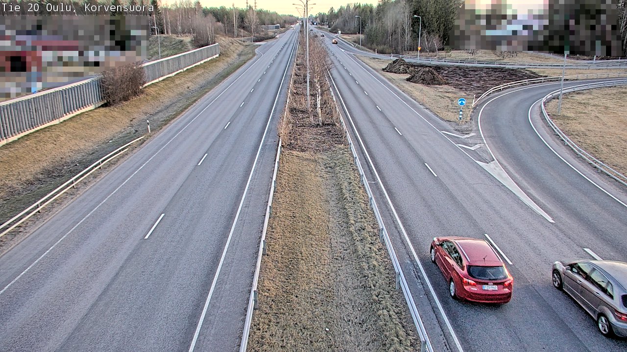 Kelikamerat Kuva Tie 20 Oulu Korvensuora, Oulu, Pohjois-Pohjanmaa