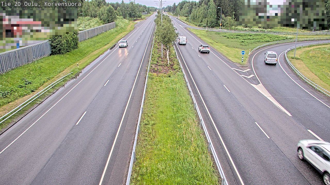 Kelikamerat Kuva Tie 20 Oulu Korvensuora, Oulu, Pohjois-Pohjanmaa