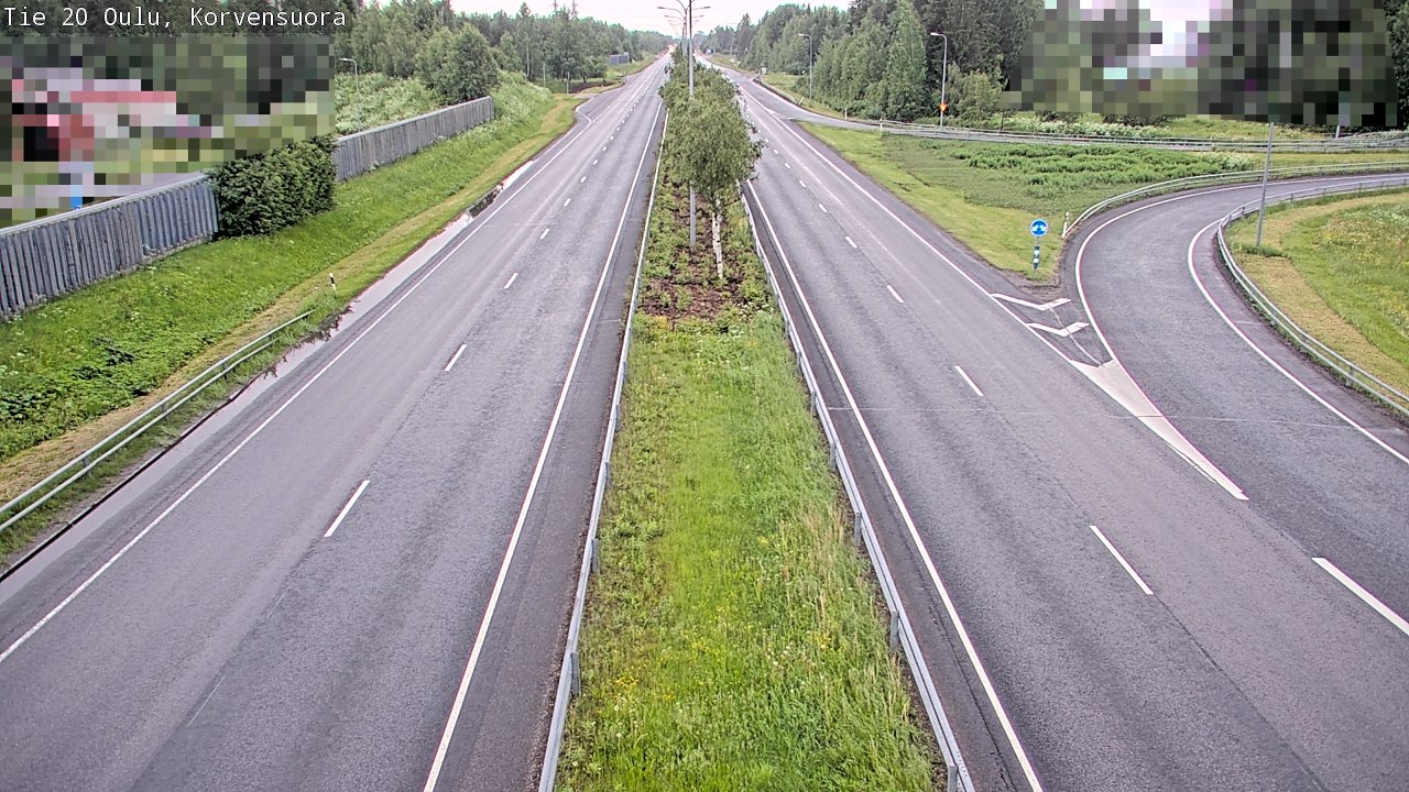 Kelikamerat Kuva Tie 20 Oulu Korvensuora, Oulu, Pohjois-Pohjanmaa