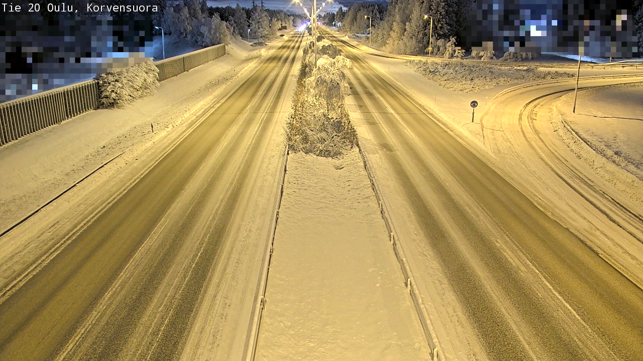 Kelikamerat Kuva Tie 20 Oulu Korvensuora, Oulu, Pohjois-Pohjanmaa