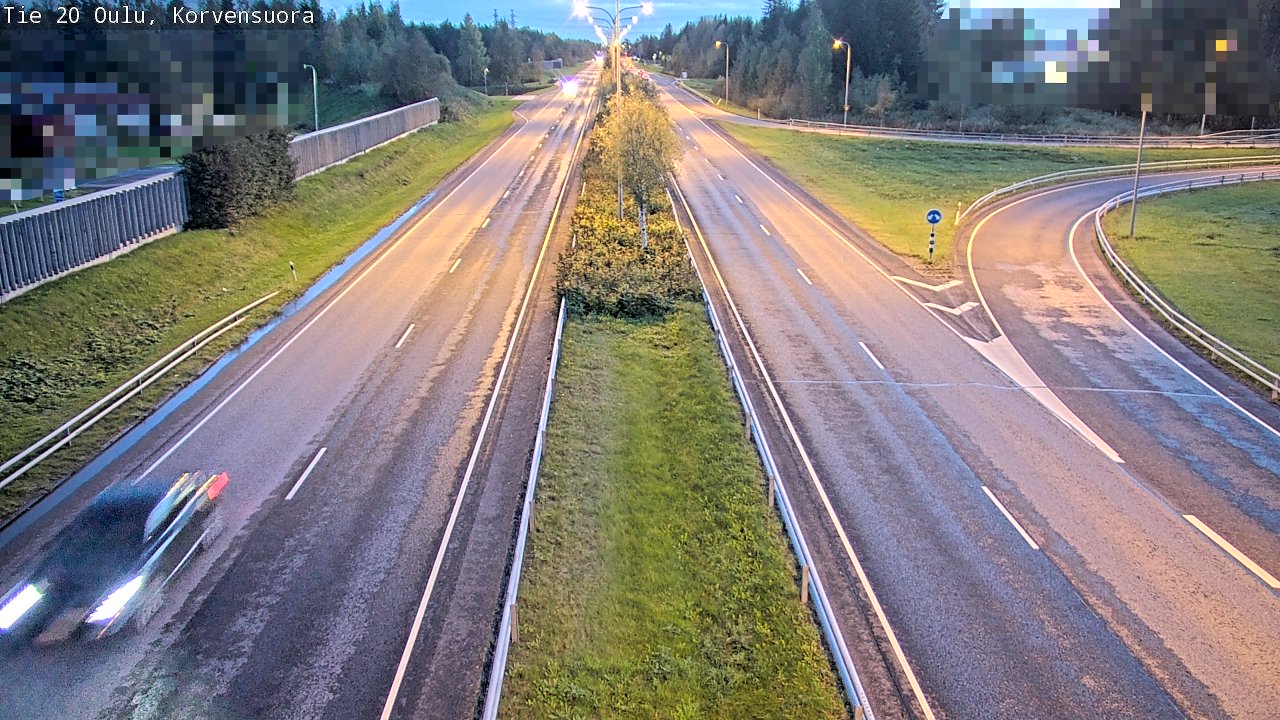 Kelikamerat Kuva Tie 20 Oulu Korvensuora, Oulu, Pohjois-Pohjanmaa