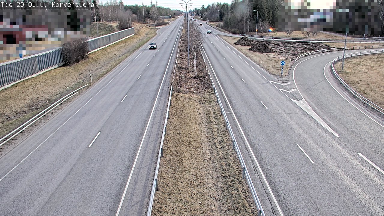 Kelikamerat Kuva Tie 20 Oulu Korvensuora, Oulu, Pohjois-Pohjanmaa