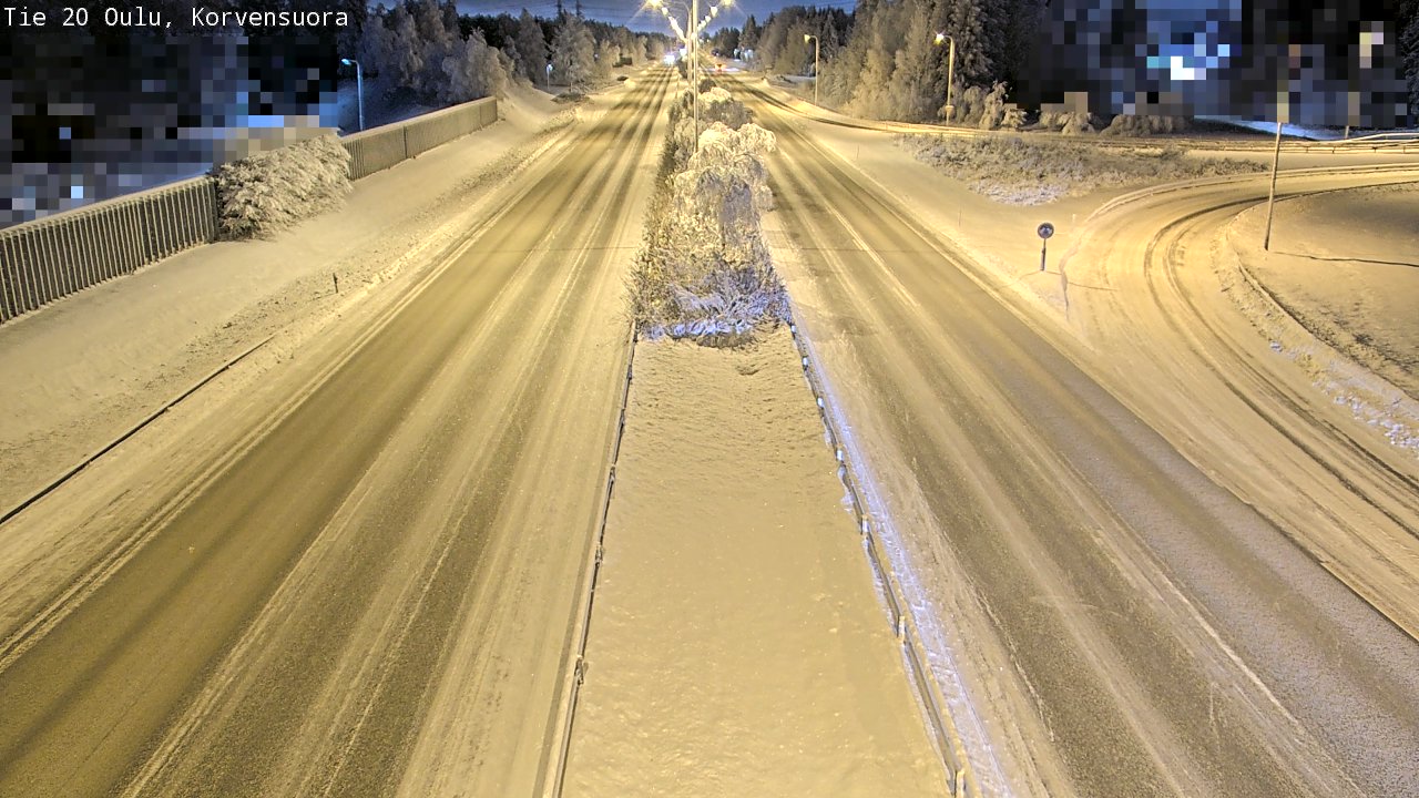 Kelikamerat Kuva Tie 20 Oulu Korvensuora, Oulu, Pohjois-Pohjanmaa
