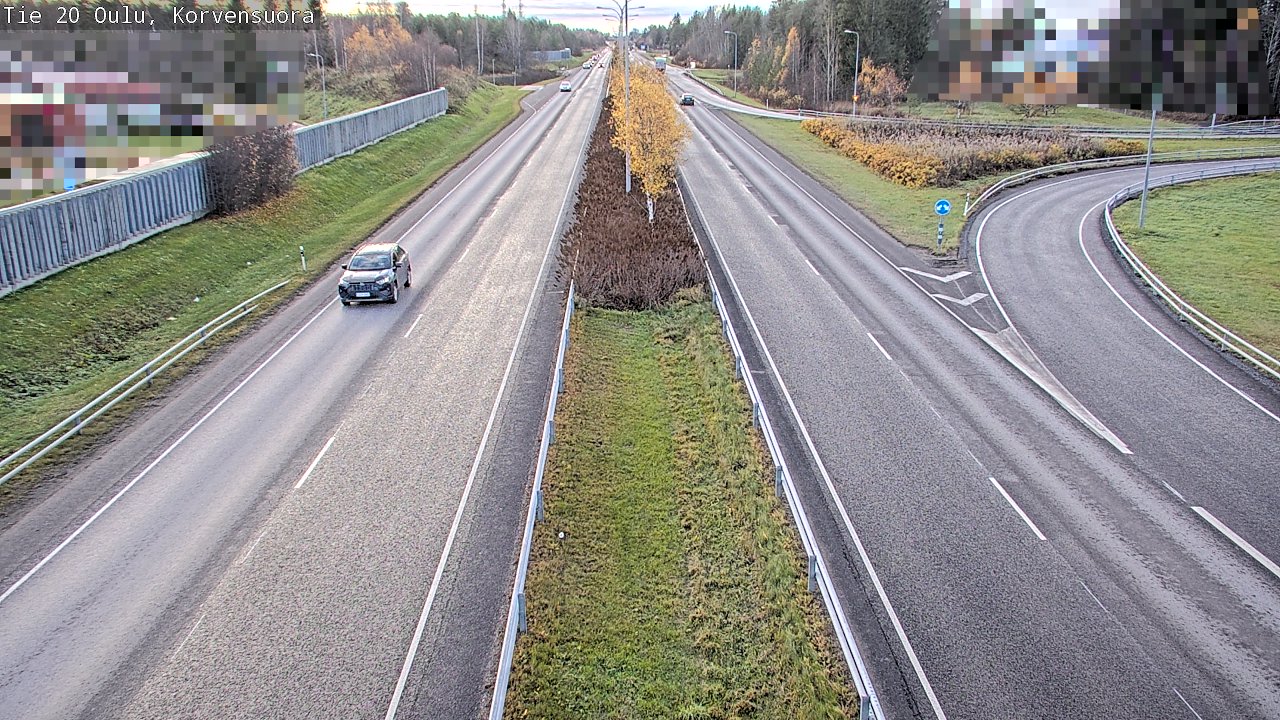 Kelikamerat Kuva Tie 20 Oulu Korvensuora, Oulu, Pohjois-Pohjanmaa