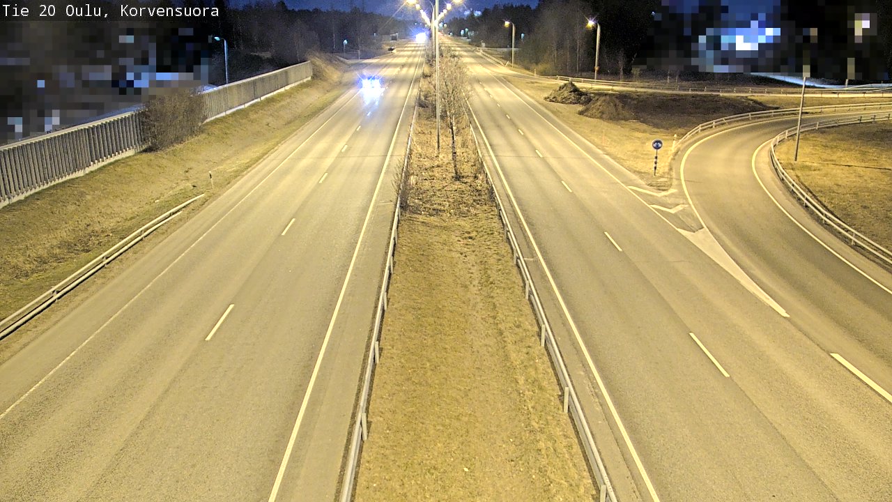 Kelikamerat Kuva Tie 20 Oulu Korvensuora, Oulu, Pohjois-Pohjanmaa