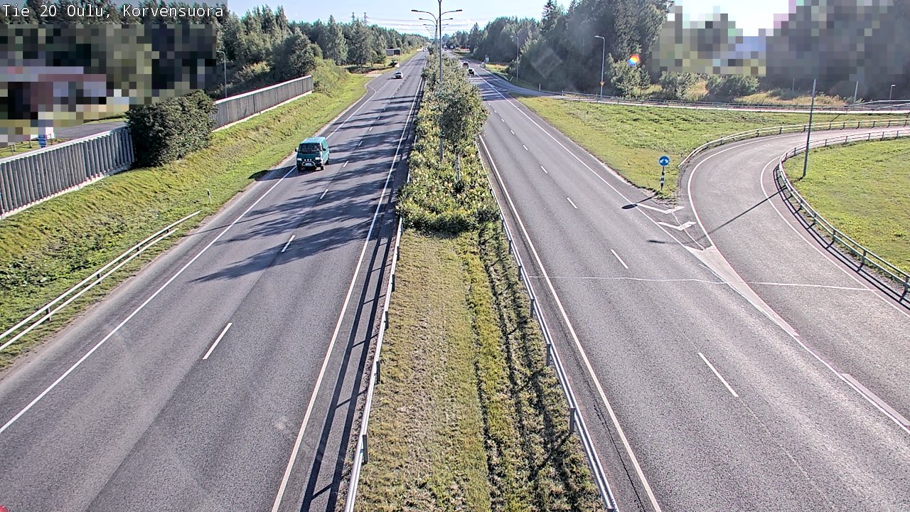Kelikamerat Kuva Tie 20 Oulu Korvensuora, Oulu, Pohjois-Pohjanmaa