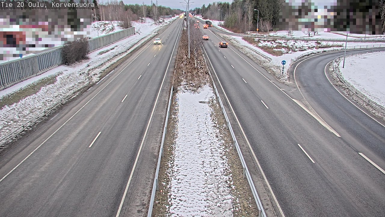 Kelikamerat Kuva Tie 20 Oulu Korvensuora, Oulu, Pohjois-Pohjanmaa