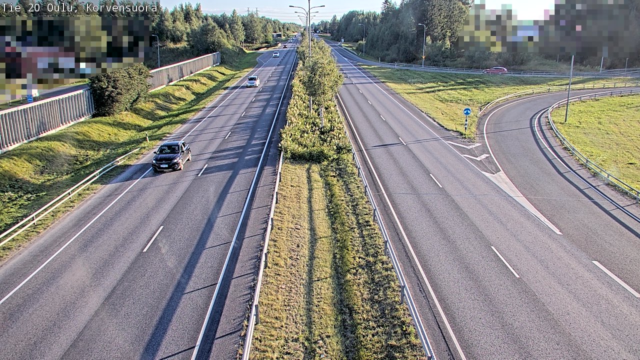 Kelikamerat Kuva Tie 20 Oulu Korvensuora, Oulu, Pohjois-Pohjanmaa