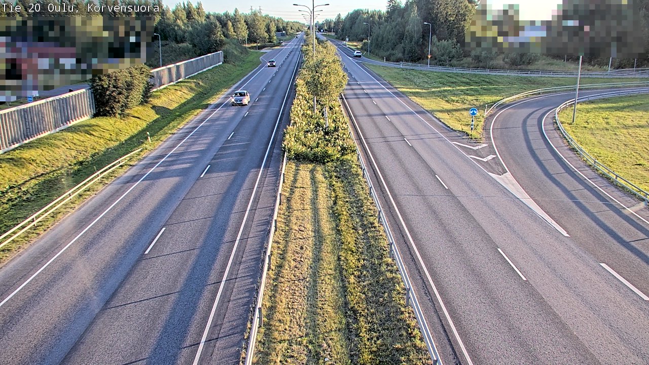 Kelikamerat Kuva Tie 20 Oulu Korvensuora, Oulu, Pohjois-Pohjanmaa