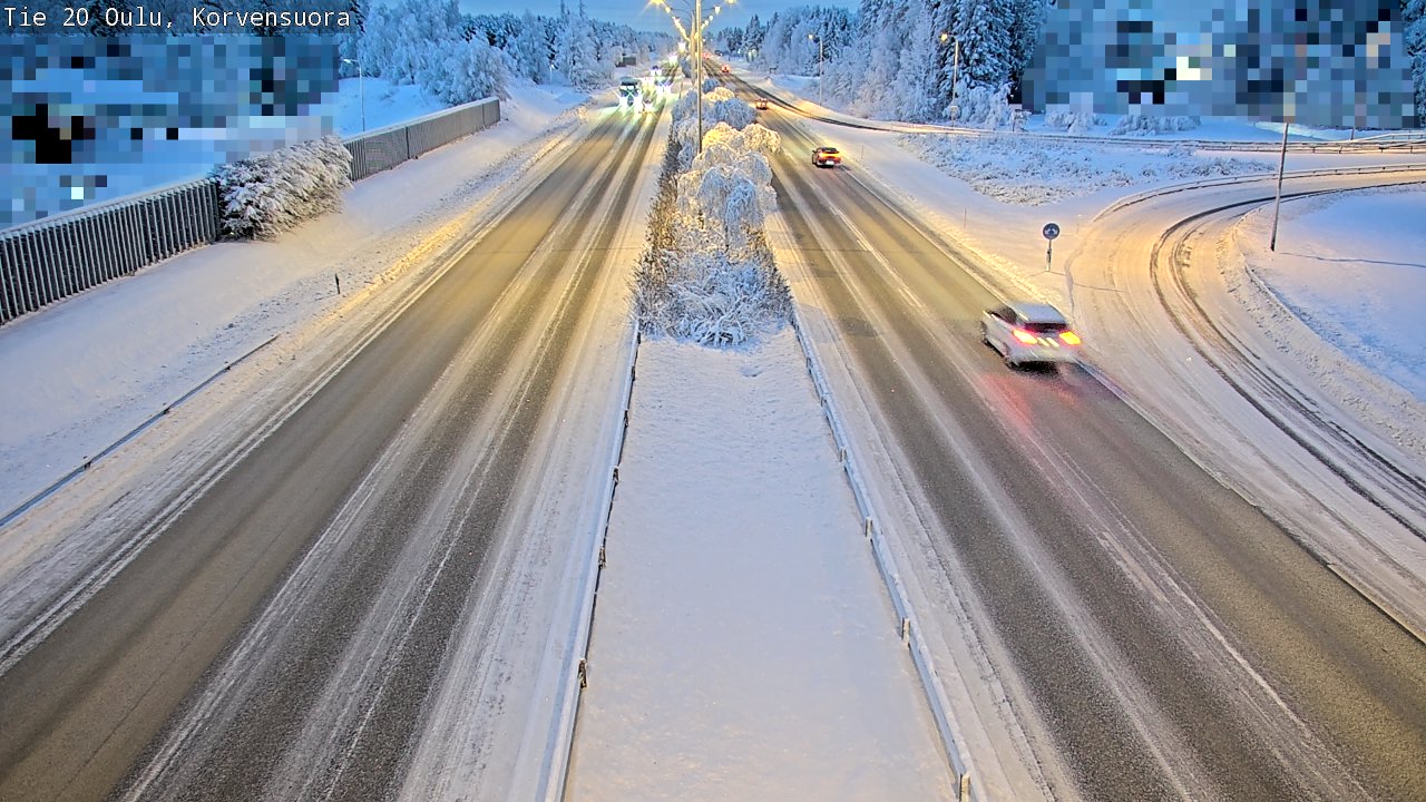 Kelikamerat Kuva Tie 20 Oulu Korvensuora, Oulu, Pohjois-Pohjanmaa