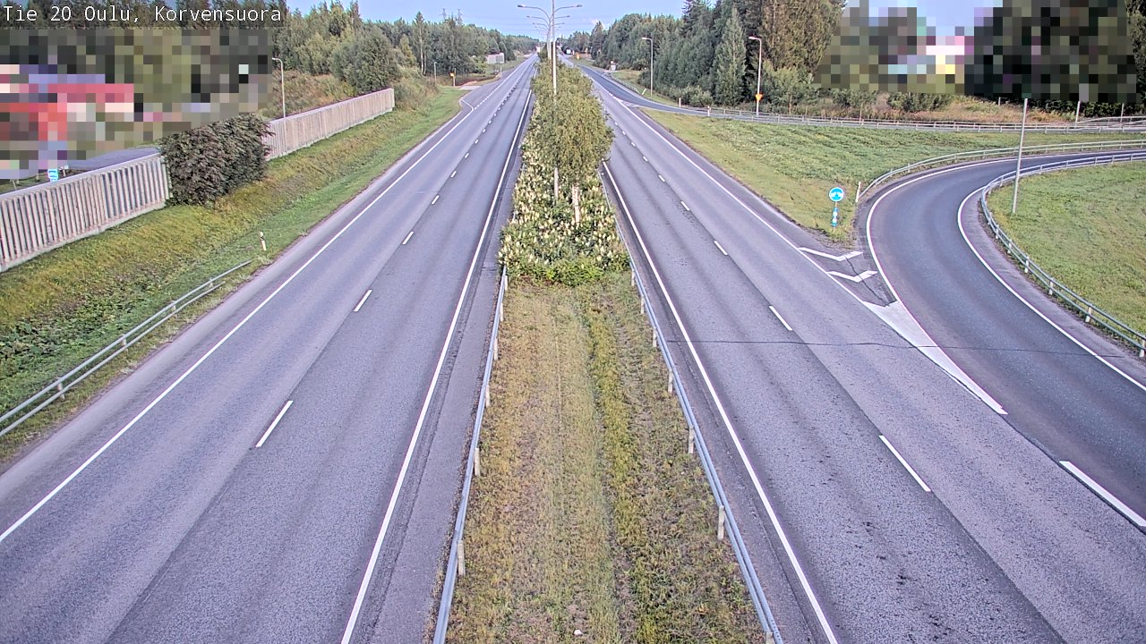 Kelikamerat Kuva Tie 20 Oulu Korvensuora, Oulu, Pohjois-Pohjanmaa