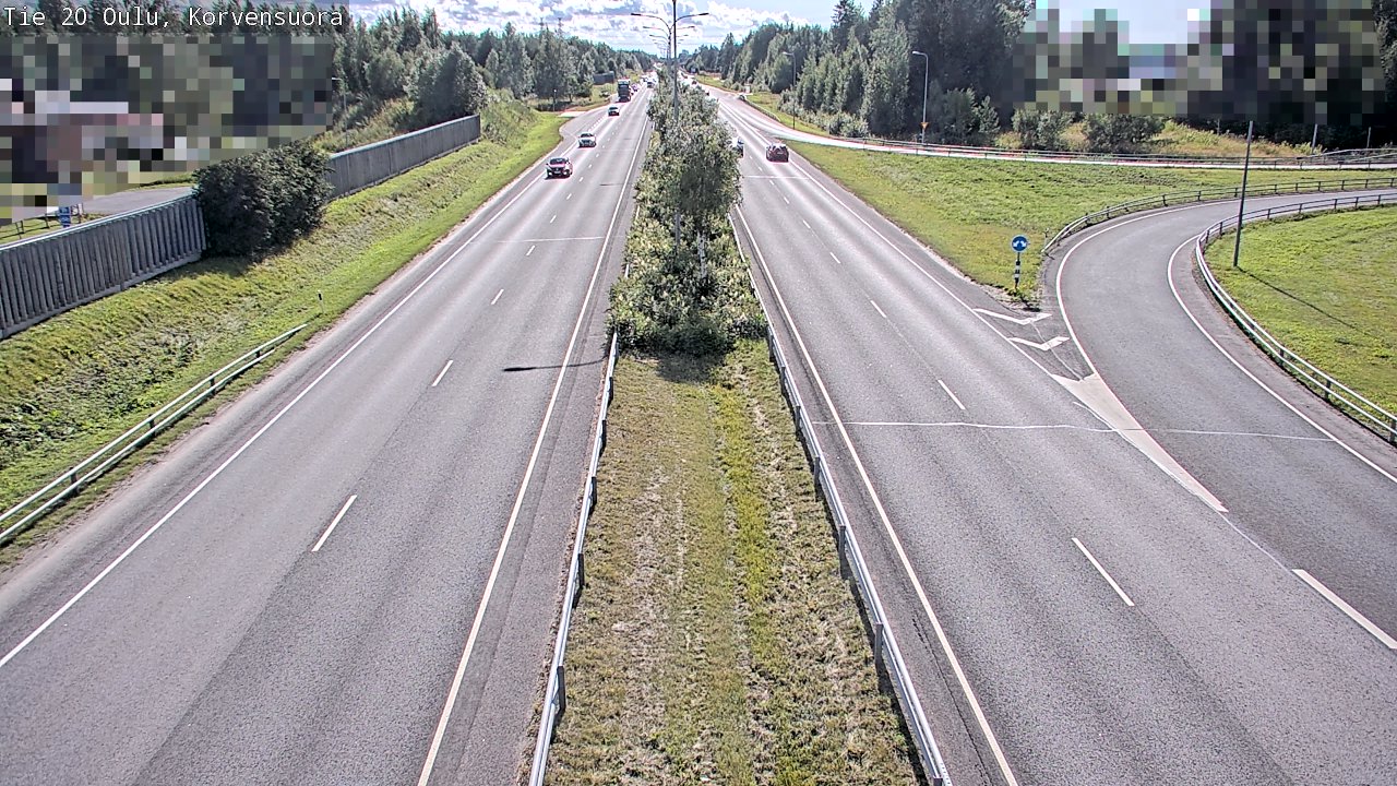 Kelikamerat Kuva Tie 20 Oulu Korvensuora, Oulu, Pohjois-Pohjanmaa