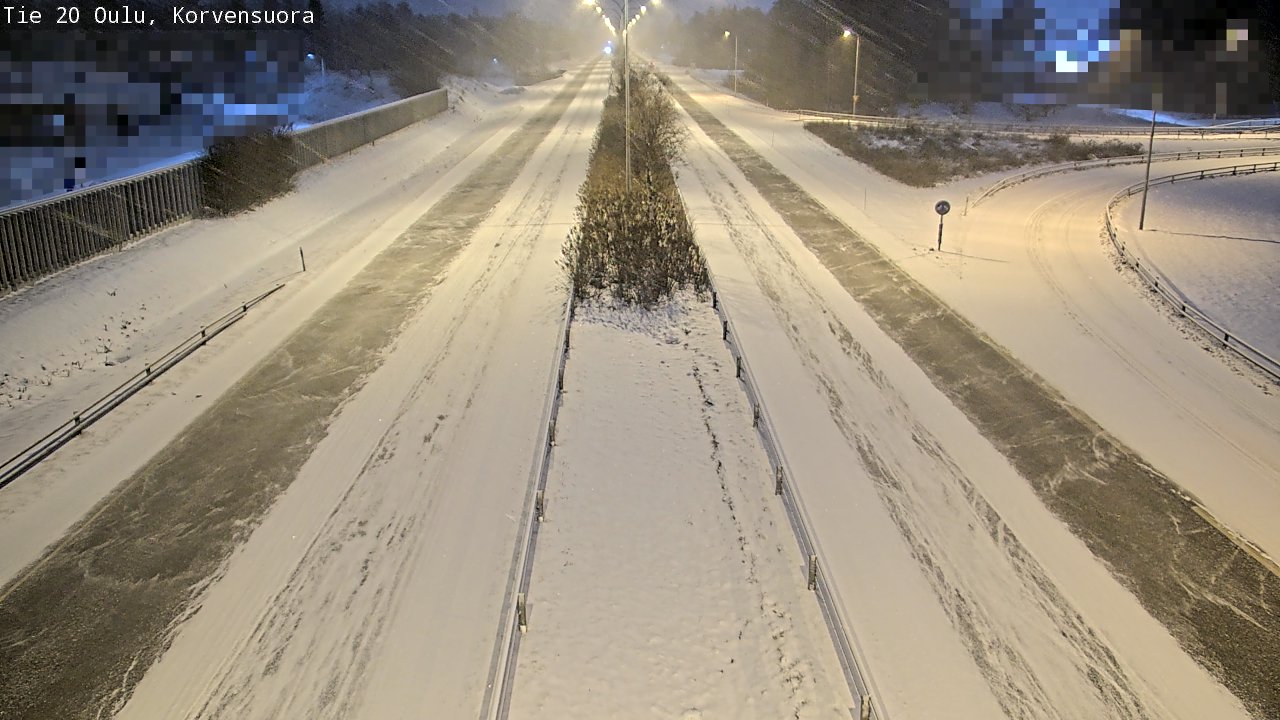 Kelikamerat Kuva Tie 20 Oulu Korvensuora, Oulu, Pohjois-Pohjanmaa
