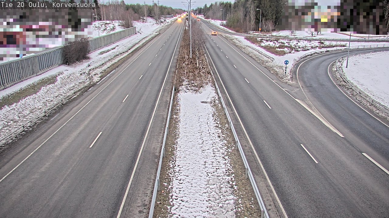 Kelikamerat Kuva Tie 20 Oulu Korvensuora, Oulu, Pohjois-Pohjanmaa