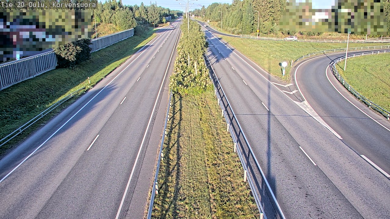 Weather Camera Image Road 20 Oulu Korvensuora, Oulu, Pohjois-Pohjanmaa