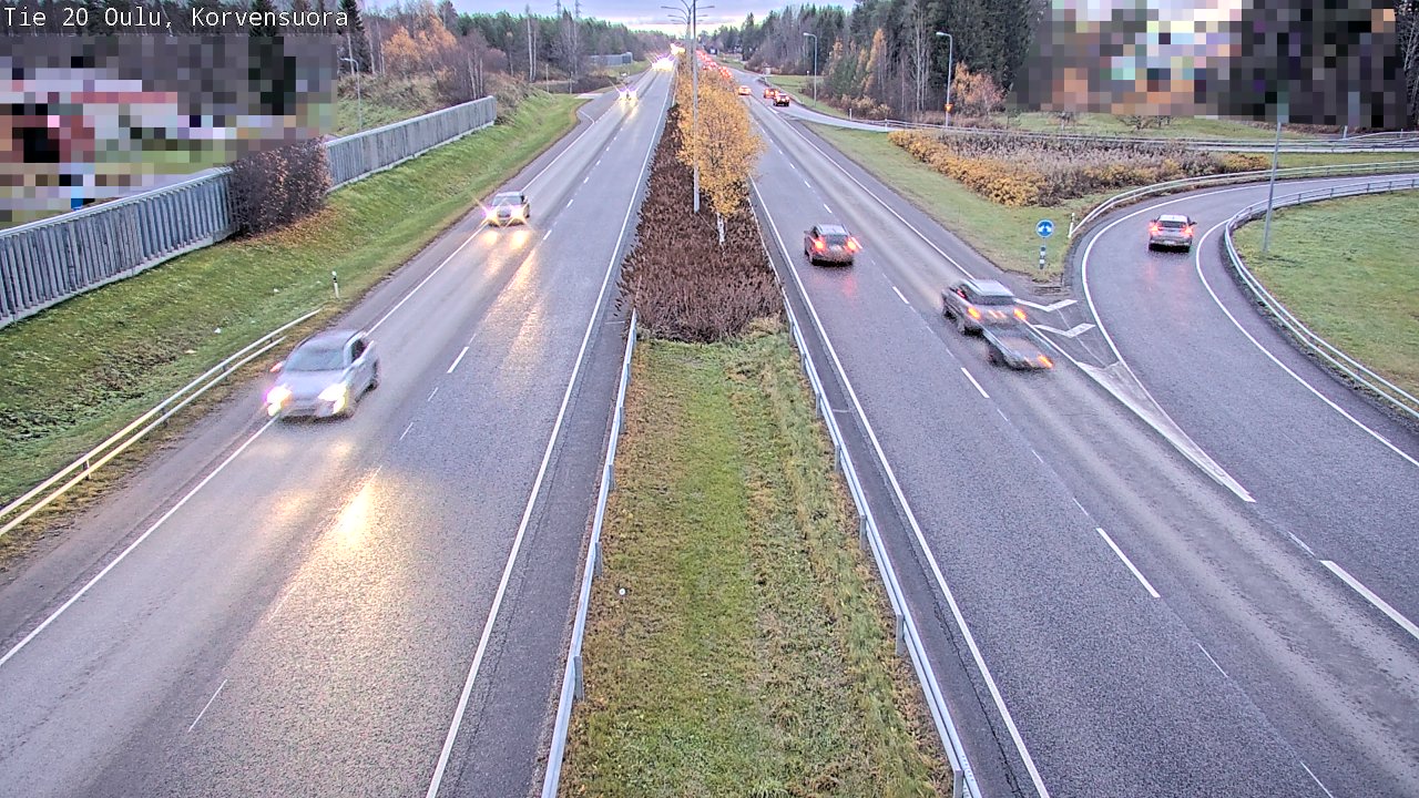 Kelikamerat Kuva Tie 20 Oulu Korvensuora, Oulu, Pohjois-Pohjanmaa