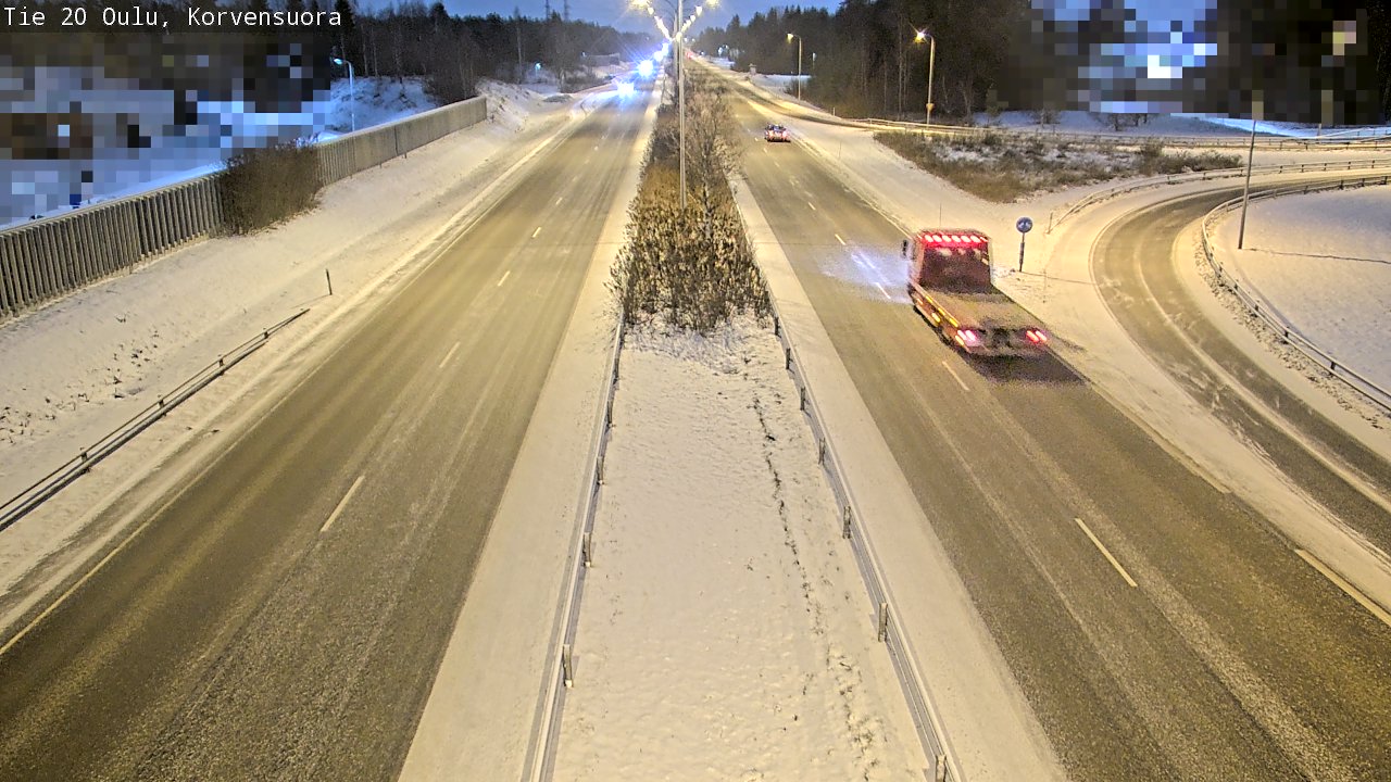 Kelikamerat Kuva Tie 20 Oulu Korvensuora, Oulu, Pohjois-Pohjanmaa