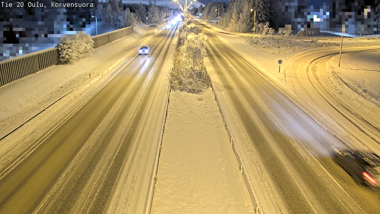 Kelikamerat Kuva Tie 20 Oulu Korvensuora, Oulu, Pohjois-Pohjanmaa