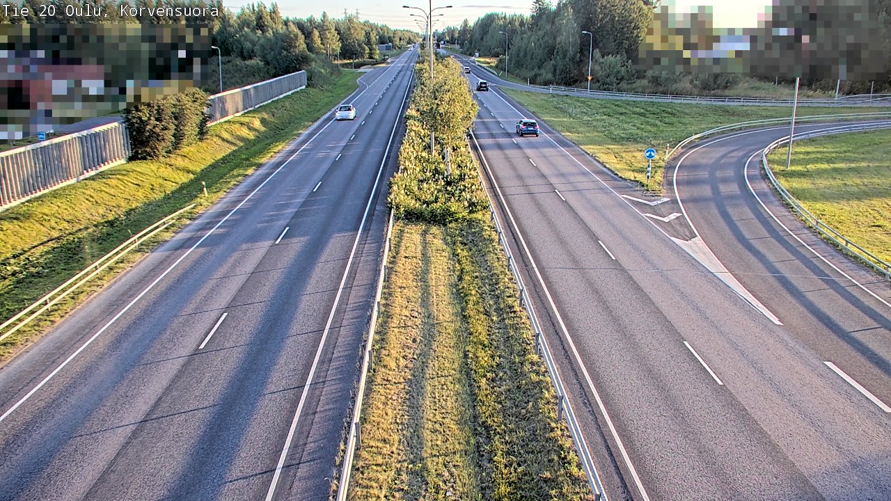 Kelikamerat Kuva Tie 20 Oulu Korvensuora, Oulu, Pohjois-Pohjanmaa