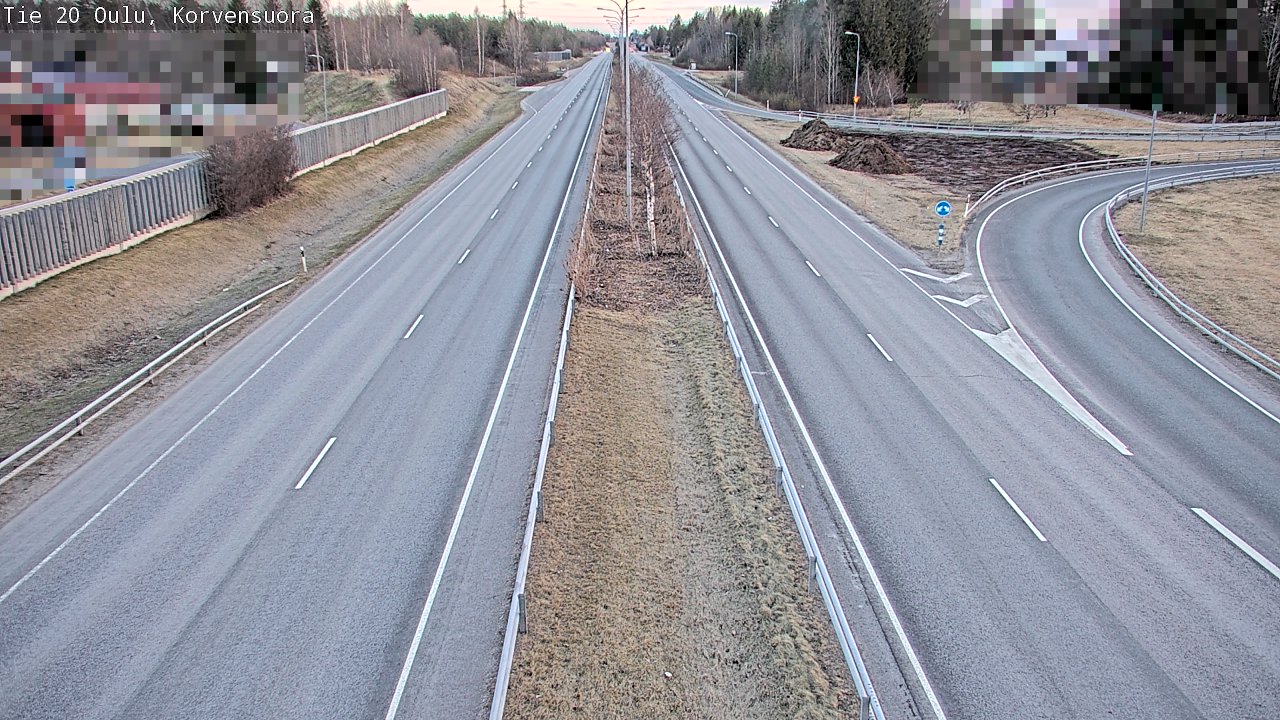 Kelikamerat Kuva Tie 20 Oulu Korvensuora, Oulu, Pohjois-Pohjanmaa