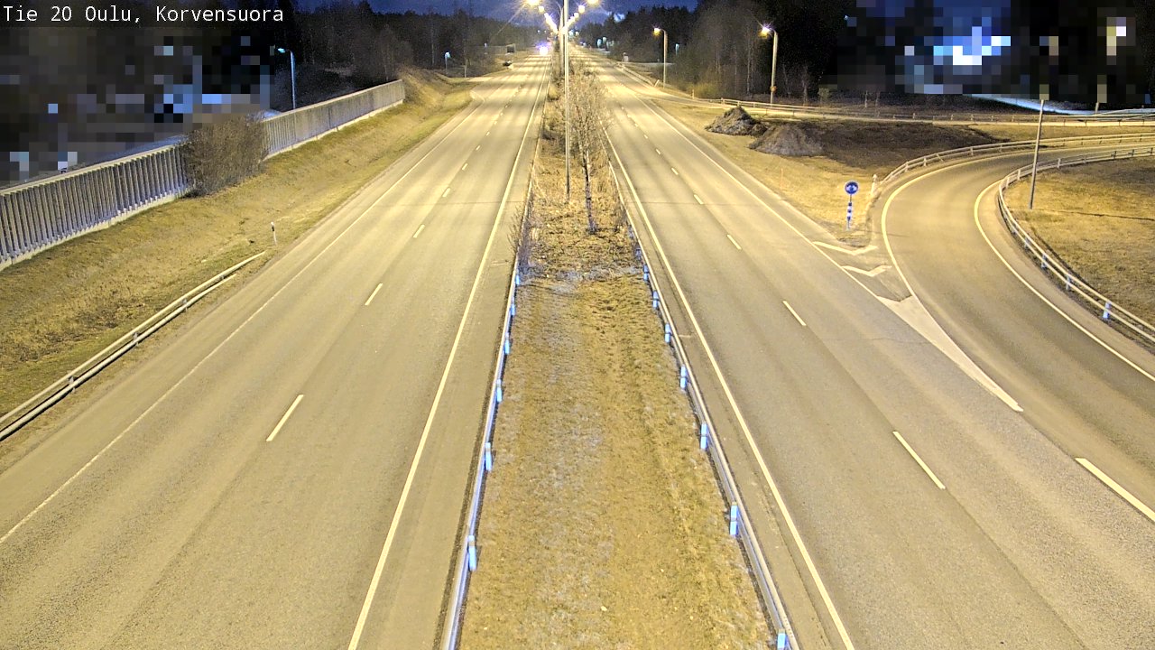 Kelikamerat Kuva Tie 20 Oulu Korvensuora, Oulu, Pohjois-Pohjanmaa