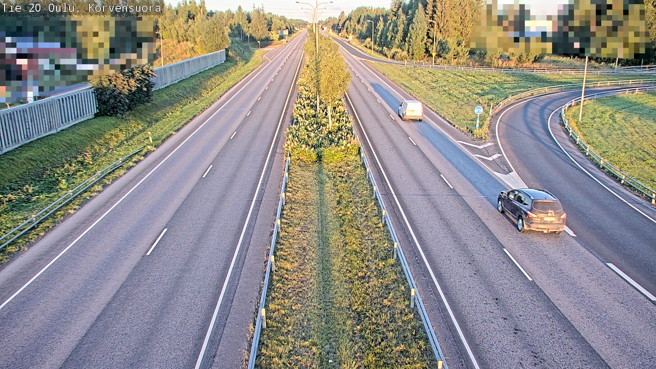 Kelikamerat Kuva Tie 20 Oulu Korvensuora, Oulu, Pohjois-Pohjanmaa