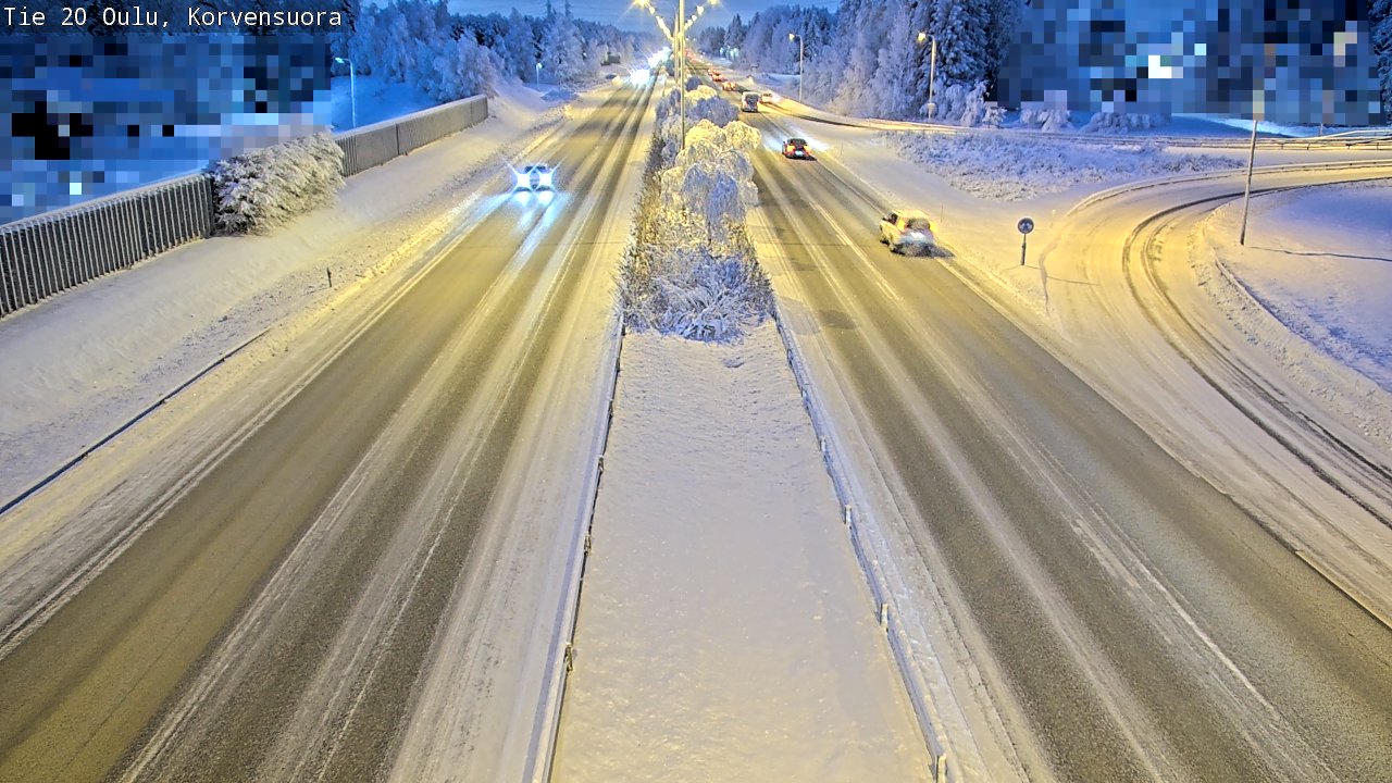 Kelikamerat Kuva Tie 20 Oulu Korvensuora, Oulu, Pohjois-Pohjanmaa