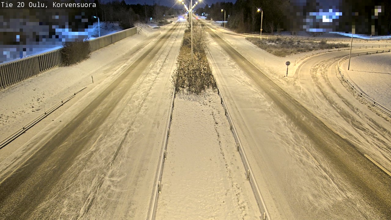 Kelikamerat Kuva Tie 20 Oulu Korvensuora, Oulu, Pohjois-Pohjanmaa