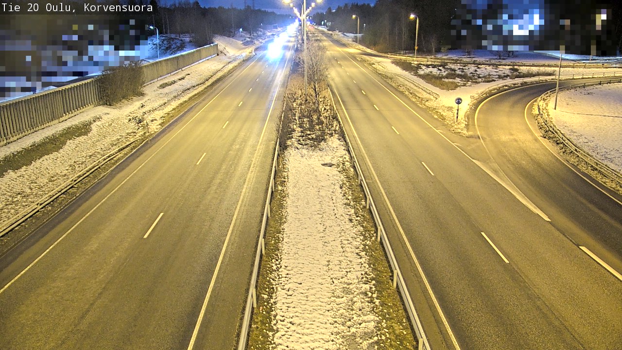 Kelikamerat Kuva Tie 20 Oulu Korvensuora, Oulu, Pohjois-Pohjanmaa