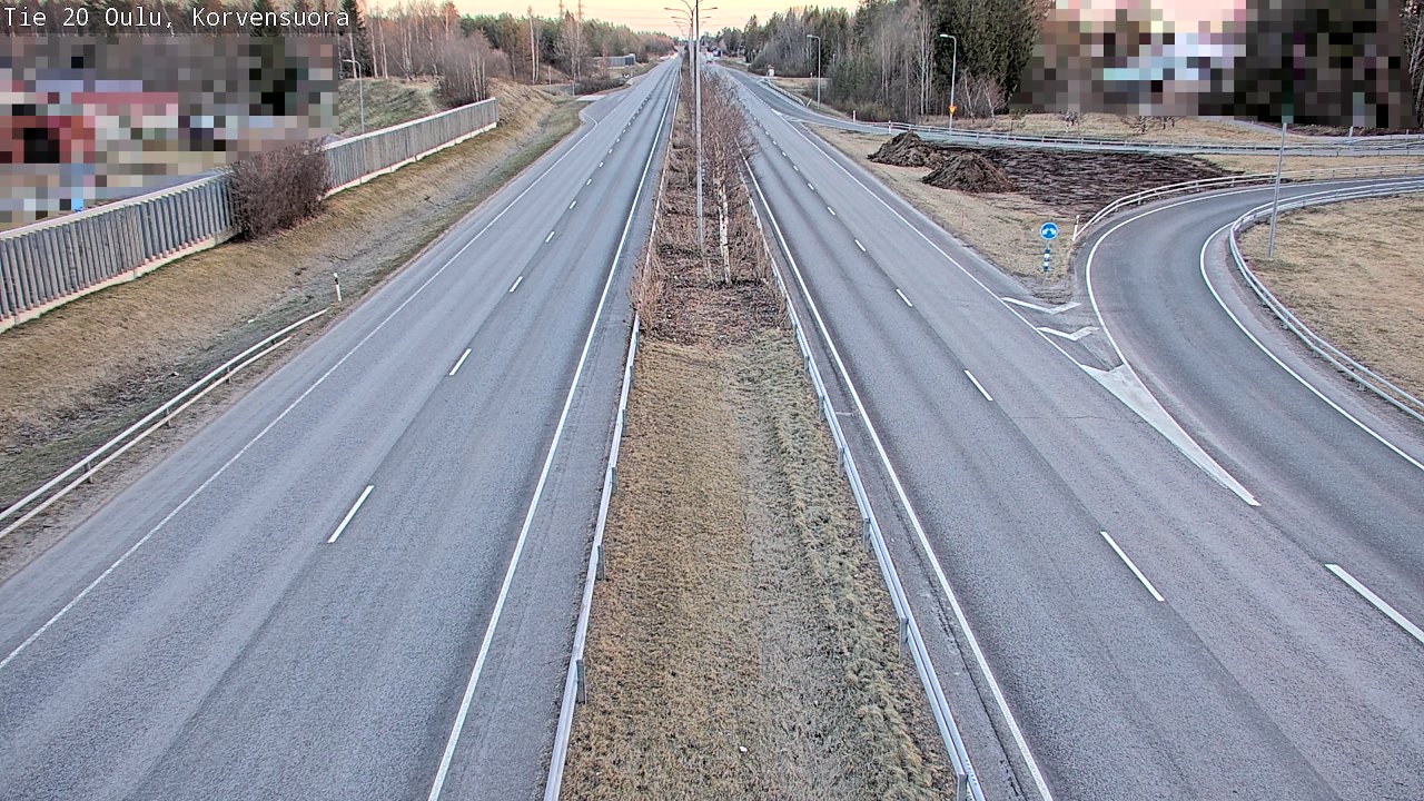 Kelikamerat Kuva Tie 20 Oulu Korvensuora, Oulu, Pohjois-Pohjanmaa
