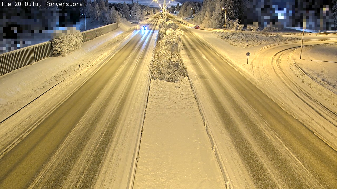 Kelikamerat Kuva Tie 20 Oulu Korvensuora, Oulu, Pohjois-Pohjanmaa