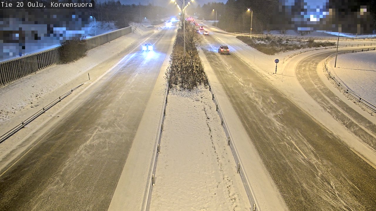 Kelikamerat Kuva Tie 20 Oulu Korvensuora, Oulu, Pohjois-Pohjanmaa