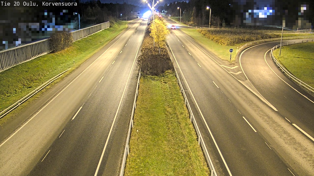 Kelikamerat Kuva Tie 20 Oulu Korvensuora, Oulu, Pohjois-Pohjanmaa