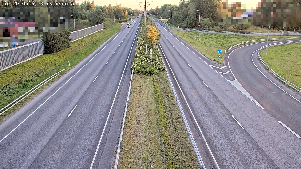 Kelikamerat Kuva Tie 20 Oulu Korvensuora, Oulu, Pohjois-Pohjanmaa