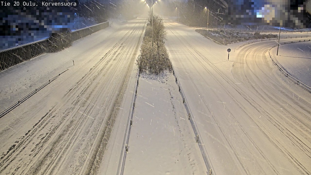 Kelikamerat Kuva Tie 20 Oulu Korvensuora, Oulu, Pohjois-Pohjanmaa