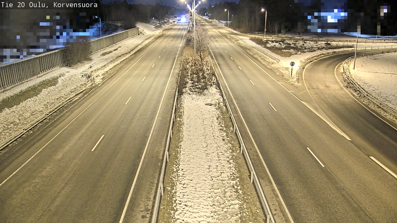 Kelikamerat Kuva Tie 20 Oulu Korvensuora, Oulu, Pohjois-Pohjanmaa