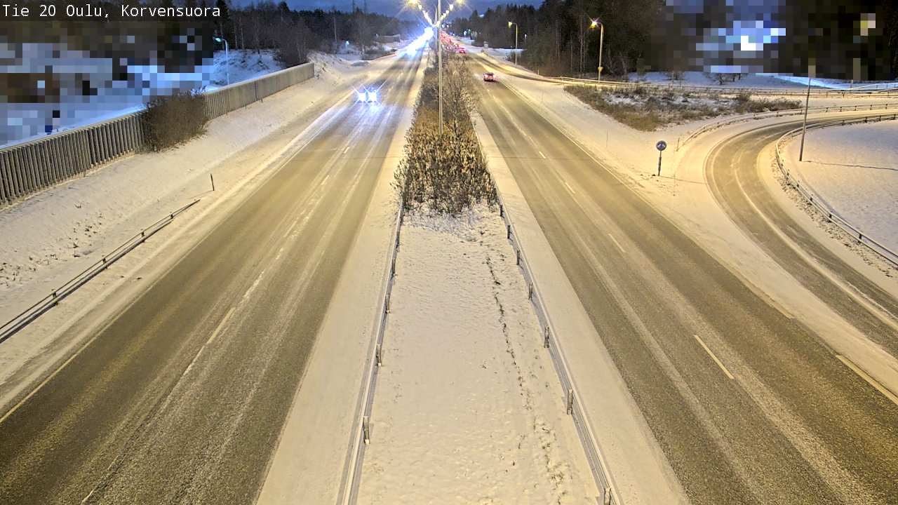 Kelikamerat Kuva Tie 20 Oulu Korvensuora, Oulu, Pohjois-Pohjanmaa