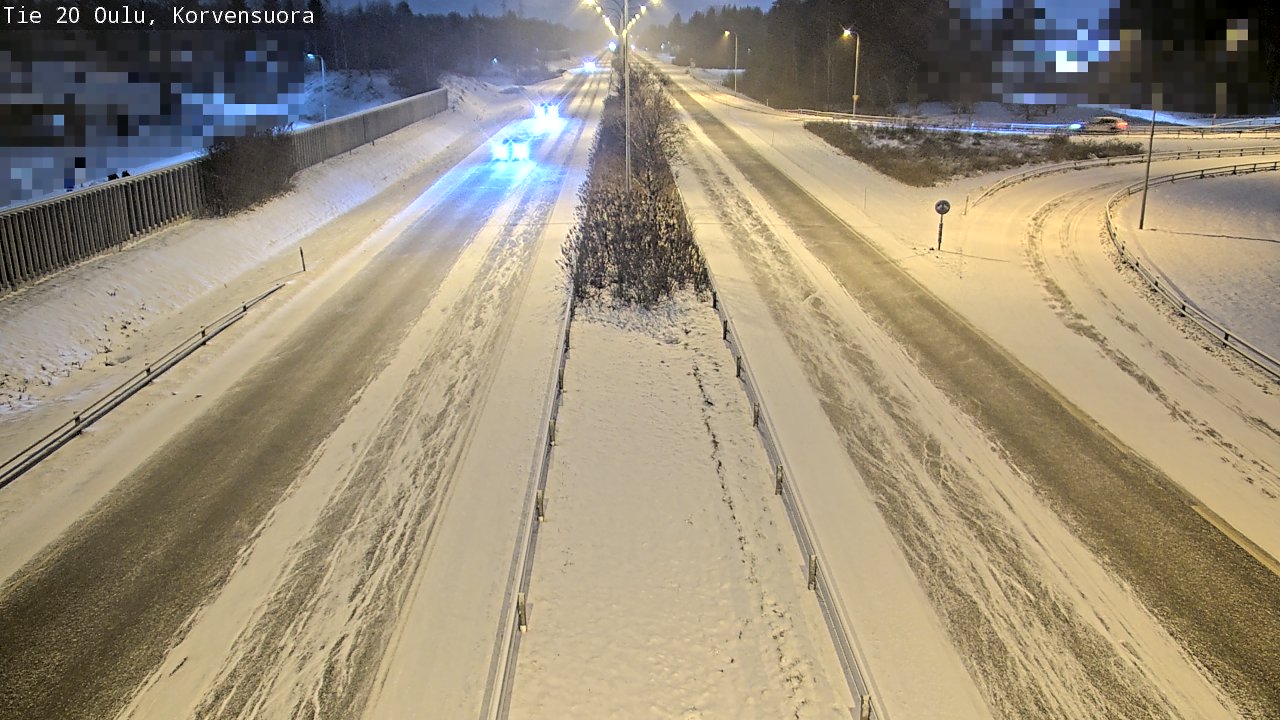 Kelikamerat Kuva Tie 20 Oulu Korvensuora, Oulu, Pohjois-Pohjanmaa