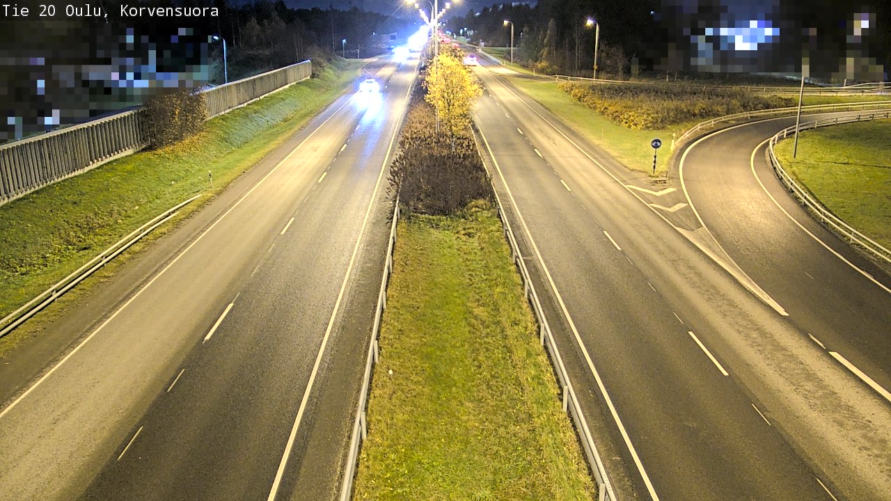 Kelikamerat Kuva Tie 20 Oulu Korvensuora, Oulu, Pohjois-Pohjanmaa