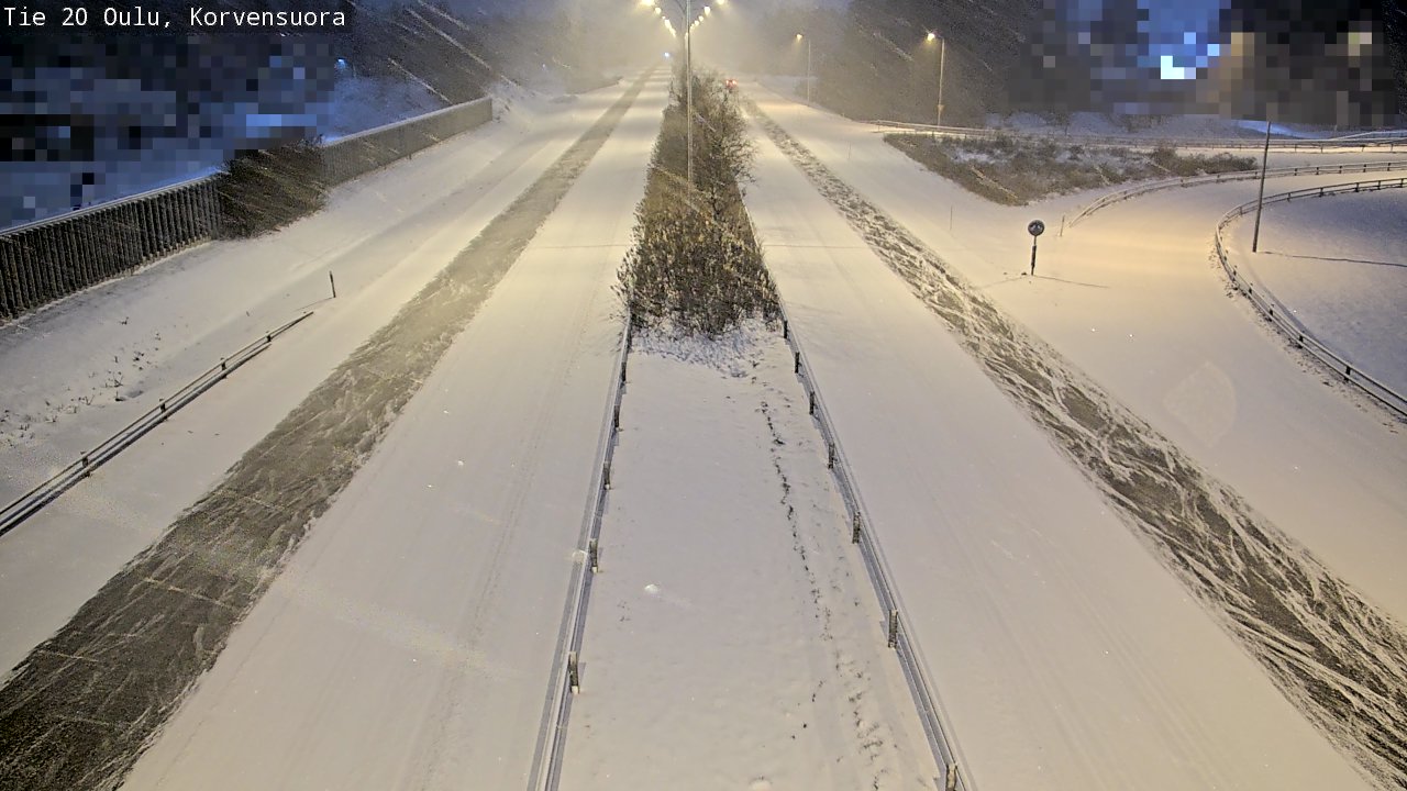 Kelikamerat Kuva Tie 20 Oulu Korvensuora, Oulu, Pohjois-Pohjanmaa