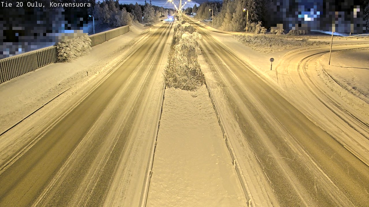 Kelikamerat Kuva Tie 20 Oulu Korvensuora, Oulu, Pohjois-Pohjanmaa