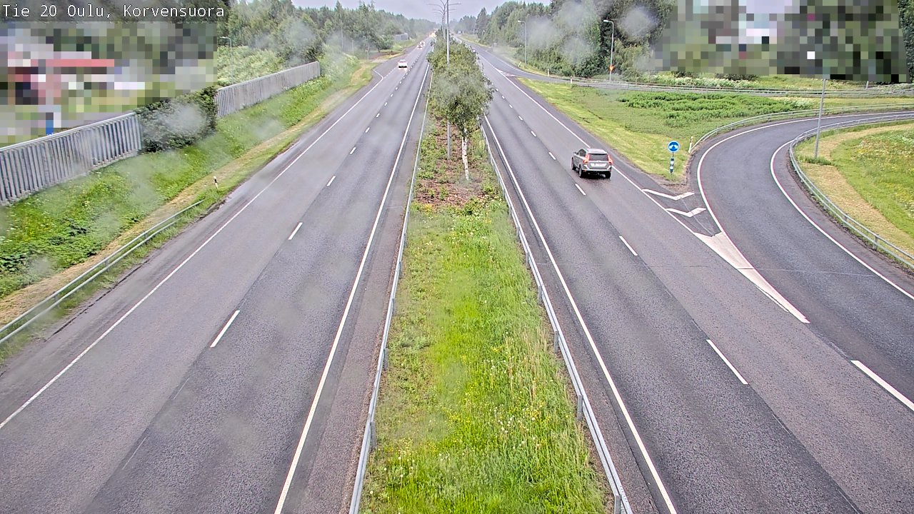 Kelikamerat Kuva Tie 20 Oulu Korvensuora, Oulu, Pohjois-Pohjanmaa