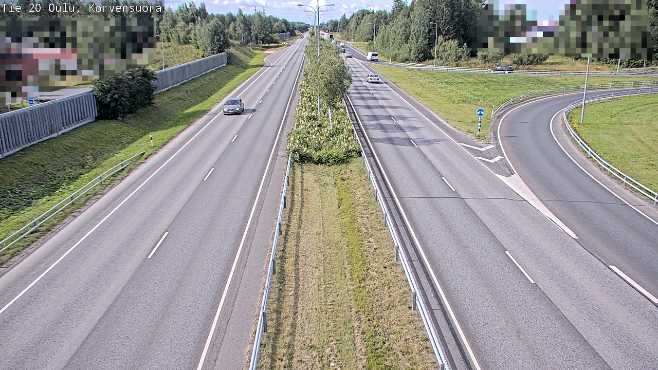 Kelikamerat Kuva Tie 20 Oulu Korvensuora, Oulu, Pohjois-Pohjanmaa