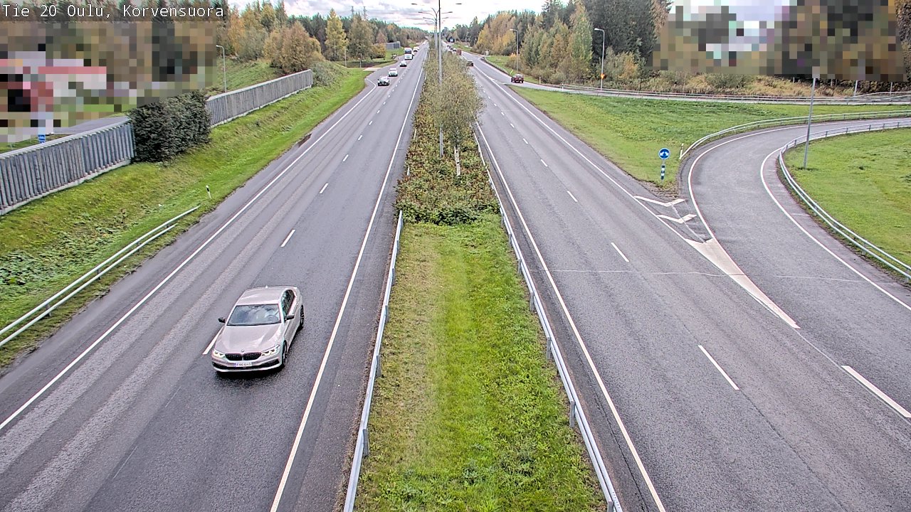 Kelikamerat Kuva Tie 20 Oulu Korvensuora, Oulu, Pohjois-Pohjanmaa