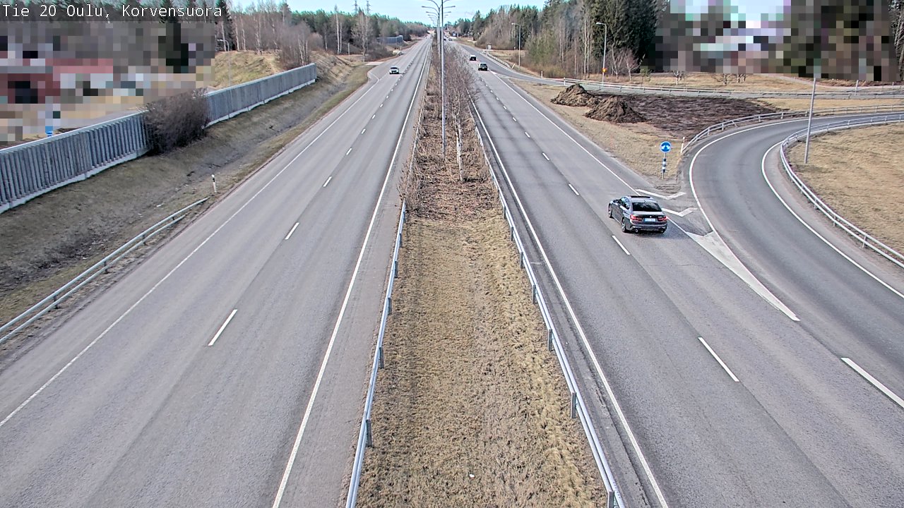 Kelikamerat Kuva Tie 20 Oulu Korvensuora, Oulu, Pohjois-Pohjanmaa