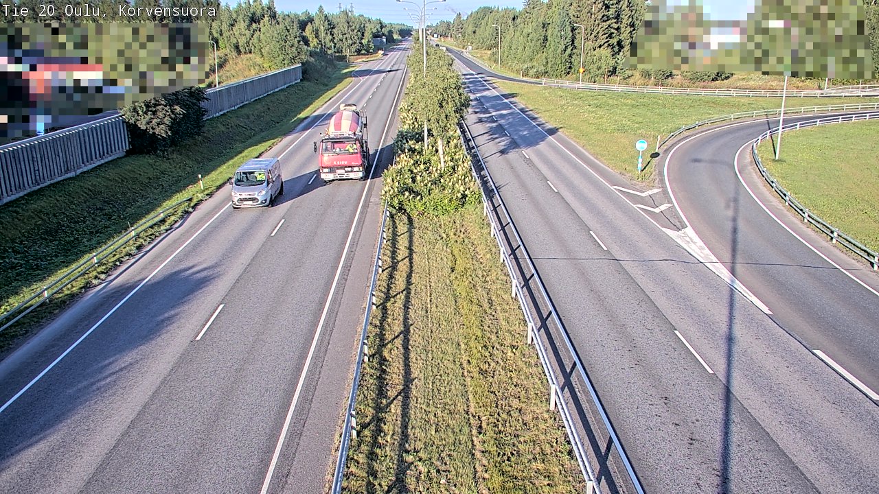 Weather Camera Image Road 20 Oulu Korvensuora, Oulu, Pohjois-Pohjanmaa